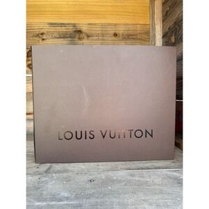 LOUIS VUITTON EMPTY BOX - Large- 17"x 13.75"x 10.5"- DARK BROWN .‎